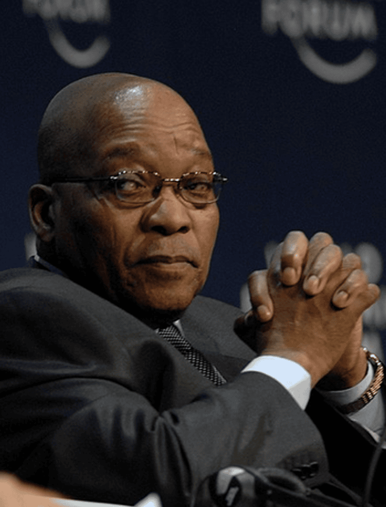 Jacob Zuma, President of South Africa, during the opening plenary session on Africa and the new global economy at the 2009 World Economic Forum on Africa in Cape Town, South Africa, 10 June 2009.