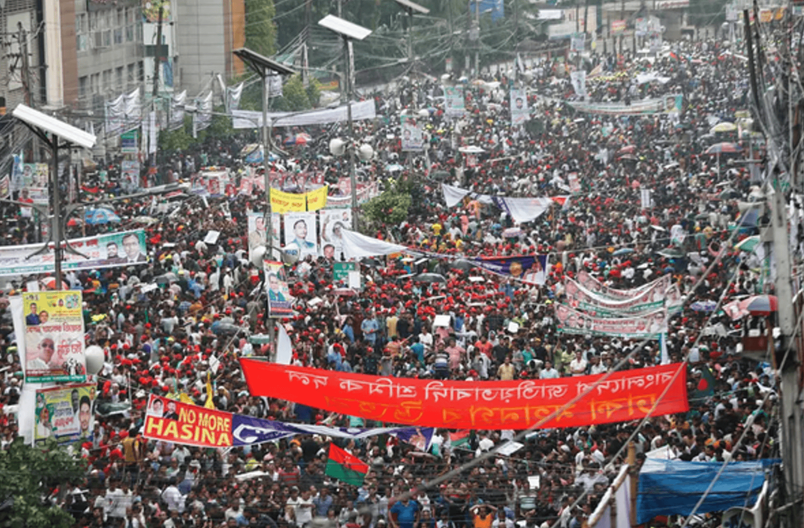Demonstration led by the BNP and its allies against Hasina's repressive policies, in 2023 freemalaysiatoday/