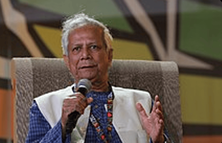Mohammad Yunus in Woodstock in 2014 Ralf Lotys/ wikiquote