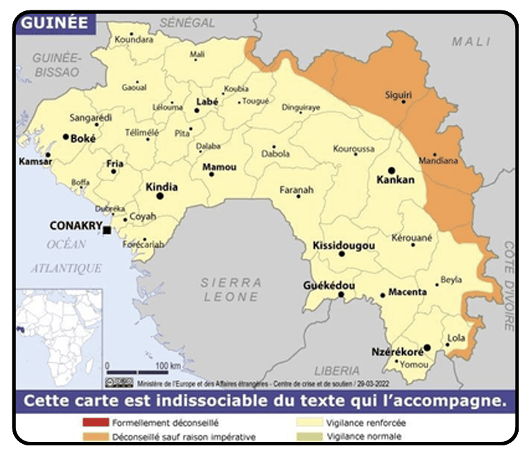 Map from the French Ministry of Europe and Foreign Affairs