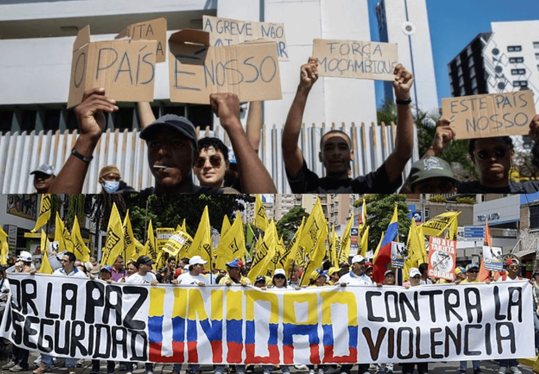 Venezuela and Mozambique
