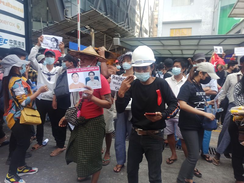 In Myanmar, force rules by fear not consent
