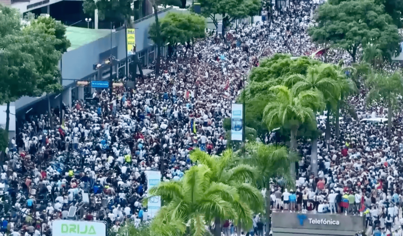 Protest in Venezuela following the announcement of Nicolás Maduro’s victory, 3 August 2024