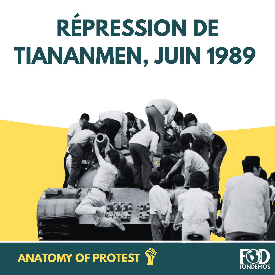 Répression de Tiananmen, juin 1989
